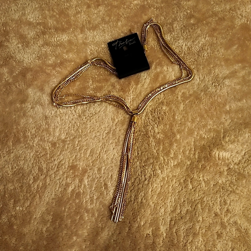 Gold lanyard chain